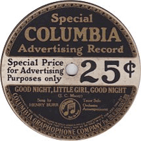 Special Columbia Advertising Record